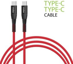 Кабель Intaleo CBRNYTT1 USB Type-C - USB Type-C (M/M), 1.2 м, красный (1283126504112)