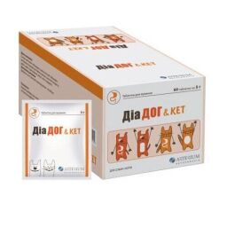 Препарат проти діареї у тварин Arterium Діа Дог & Keт 1 таблетка від виробника Arterium
