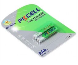Акумулятор PKCELL Ni-MH AAA/HR03 600 mAh BL 2шт (PC/AAA600-2BA/09324)
