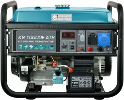 Генератор бензиновий Konner&Sohnen KS 10000E ATS, 230В, 8.0кВт, АВР (ATS), електростартер, 87.8кг