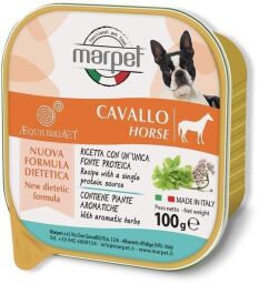 Вологий корм для собак Marpet Aequilibriavet з кониною 100 г (HFCH11/100) від виробника Marpet