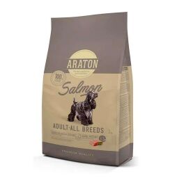 Корм ARATON SALMON Adult All Breeds сухой с лососем для взрослых собак всех пород 3 кг (4771317459657) от производителя ARATON