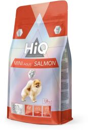 Корм HiQ Mini Adult Salmon сухий з лососем для дорослих собак малих порід 1.8 кг від виробника HIQ