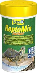 Сухой корм для молодых водоплавающих черепах Tetra в палочках «ReptoMin Junior» 100 мл (SZ258853) от производителя Tetra