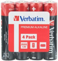 Батарейка Verbatim Alkaline AAA/LR03 4шт