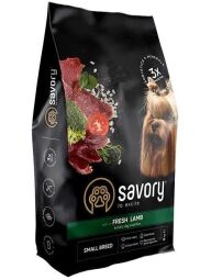 Корм Savory Small Breeds rich in Fresh Lamb сухий зі свіжим ягнятком для собак малих порід 8 кг (4820232630334) від виробника Savory