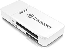 Кардрідер Transcend USB 3.1 Gen 1 microSD/SD White (TS-RDF5W) від виробника Transcend