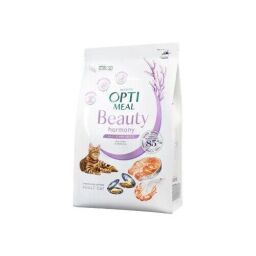 Сухий корм для кішок Optimeal Beauty Harmony із заспокійливим ефектом (морепродукти) - 1.5 (кг) (B1802301) від виробника Optimeal