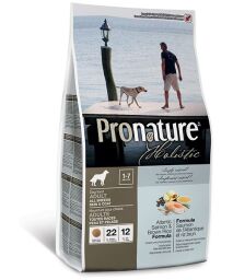Корм Pronature Holistic Dog Atlantic Salmon & Brown Rice сухий з лососем та рисом для дорослих собак 340 гр (2100040911019) від виробника Pronature Holistic