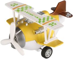 Літак металевий інерційний Same Toy Aircraft жовтий зі світлом і музикою (SY8015Ut-1) від виробника Same Toy