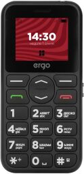 Мобiльний телефон Ergo R181 Dual Sim Black (R181 Black) від виробника Ergo