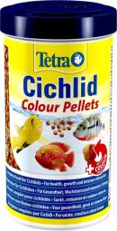 Корм для акваріумних риб Tetra Cichlid Colour Pellets у гранулах для кольору 500 мл (165 г) від виробника Tetra