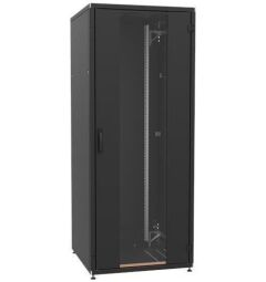 Шкаф ZPAS 19", 42U, 800x1000 мм, стеклянная дверь, черный (IT-428010-69AA-4-161-FP) от производителя ZPAS