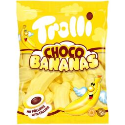 Жувальні цукерки Trolli Mallow Choco Banan 150g