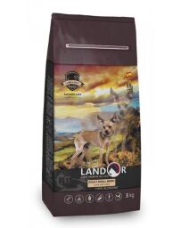 Сухой корм Landor (Ландор) SMALL Breed LAMB & RICЕ 15кг для взрослых собак мелких пород с ягненком (8436022860032) от производителя LANDOR