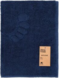 Килимок для ніг махровий Ardesto Benefit, 50х70см, 100% бавовна, темно-синій
