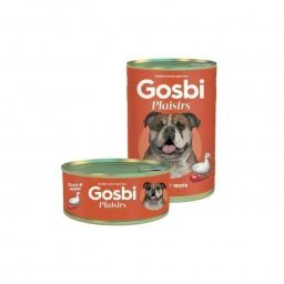 Вологий корм для собак Gosbi Plaisirs Duck Apple 185 г з качкою (GB02130185) від виробника Gosbi