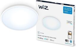 Потолочный светильник умный WiZ SuperSlim Ceiling, 16W, 1500lm, 29,2см, 2700-6500K, Wi-Fi, белый (929002685101) от производителя WiZ
