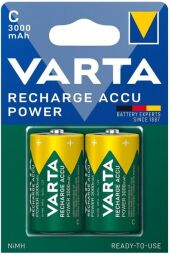 Аккумулятор VARTA NI-MH Power C(LR14) 3000 мАч, 2 шт. (56714101402) от производителя Varta