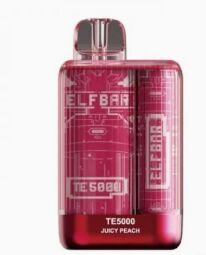 Elf Bar TE5000 Juicy peach (Сочный персик) 5% Одноразовый POD (20983) от производителя Elf Bar