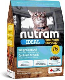 Корм Nutram I12 Ideal Solution Support Weight Control Cat сухий для дорослих котів з надмірною вагою 1.13 кг (067714102734) від виробника Nutram