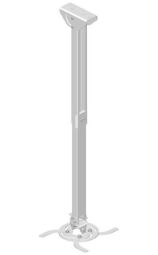 Кріплення проєктора KSL CMPR-4 10-20 кг, 61-100 см, настінне, стельове, біле
