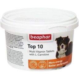 Збалансований комплекс вітамінів Beaphar Top 10 для собак 180 шт (BAR12542) від виробника Beaphar
