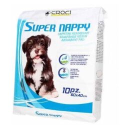 Пелюшки "Super nappy" для собак, 60х40 см - 50 шт від виробника Croci