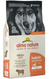 Сухий корм для дорослих собак великих порід Almo Nature (Альмо Натюр) Holistic зі свіжою яловичиною 12 кг