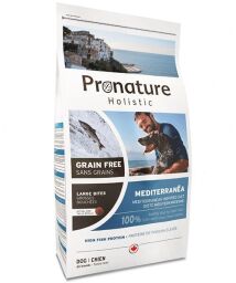 Корм Pronature Holistic Dog Adult Large & Medium Mediterranea сухий з лососем для дорослих собак середніх та великих порід 12 кг (065672622387) від виробника Pronature Holistic