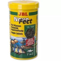 Корм для рыб JBL NovoFect 1л/640г (для растительноядных рыб в форме таблеток, которые можно клеить на стекло) (18376) от производителя JBL