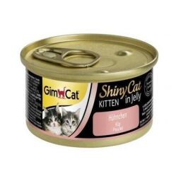 Вологий корм для кошенят GimCat Shiny Cat 70 г х 12 шт (курка) (SZG-413143/413341) від виробника GimCat