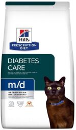 Корм Hill's Prescription Diet Feline M/D сухий для лікування діабету у котів 1.5 кг (052742868509) від виробника Hill's