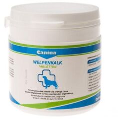 Вітаміни Canina Welpenkalk для здоров'я кісток та зубів у щенят 350 табл (4027565120758) від виробника Canina