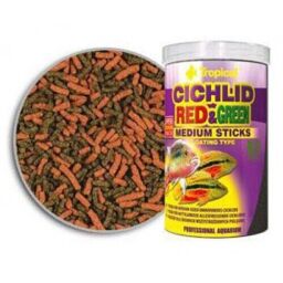 Tropical Cichlid Red and Green Medium Sticks - для цихлід, 1 л