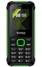 Мобильный телефон Sigma mobile X-style 18 Track Dual Sim Black/Green (X-style 18 Track Black/Green) от производителя Sigma mobile