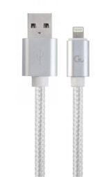 Кабель Cablexpert USB - Lightning (M/M), 1.8 м, сріблястий (CCB-mUSB2B-AMLM-6-S) від виробника Cablexpert