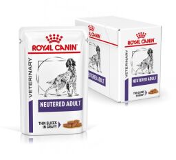 Упаковка вологого корму для стерилізованих собак Royal Canin Neutered Adult pouch 12шт*100 г (1505001*12шт) від виробника Royal Canin