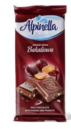 Шоколад ALPINELLA 90g горіх з сухофруктами(bakaliowa)