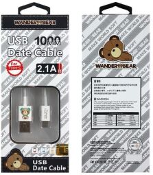 Кабель XoKo WanderBear USB - USB Type-C (M/M), 1 м, White (SC-007a) від виробника XOKO