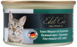 Вологий корм для котів Edel Cat 85 г (мус з кроликом)