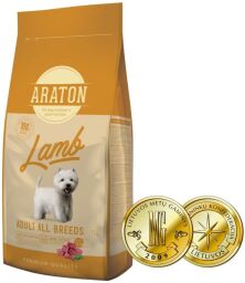 Корм ARATON LAMB Adult All Breeds сухой для взрослых собак с ягнятиной 15 кг (4771317456359) от производителя ARATON