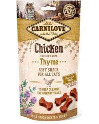 Ласощі для котів Carnilove Cat Semi Moist Snack Chicken with Thyme (курка/чебрець) 50 г
