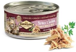 Влажный корм для котят Carnilove Kittens Turkey & Salmon 100 г (лосось и индейка) (SZ100559/111280/8950) от производителя Carnilove