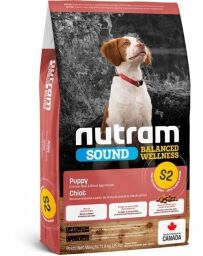Сухой корм Nutram S2 Sound Balanced Wellness Puppy для щенков с курицей и цельными яйцами 11.4 кг (067714102239) от производителя Nutram