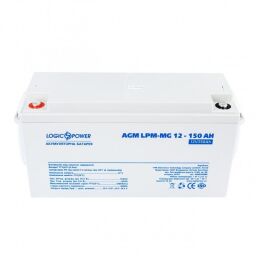 Аккумуляторная батарея LogicPower 12V 150AH (LPM-MG 12 - 150 AH) AGM мультигель (LP4197) от производителя LogicPower