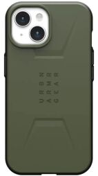 Чохол UAG для Apple iPhone 15 Civilian Magsafe, Olive Drab