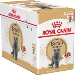 Вологий корм для котів Роял Канін Royal Canin British Shorthair Adult 12 шт. х 85 г