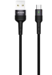 Кабель Usams US-SJ312 USB - Micro USB, 1 м, Black (SJ312MC01) від виробника Usams