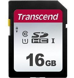 Карта пам'яті Transcend SD  16GB C10 UHS-I  R95/W10MB/s (TS16GSDC300S) від виробника Transcend